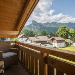 Holiday home "BergZeit" - View of the Ammergau Alps
